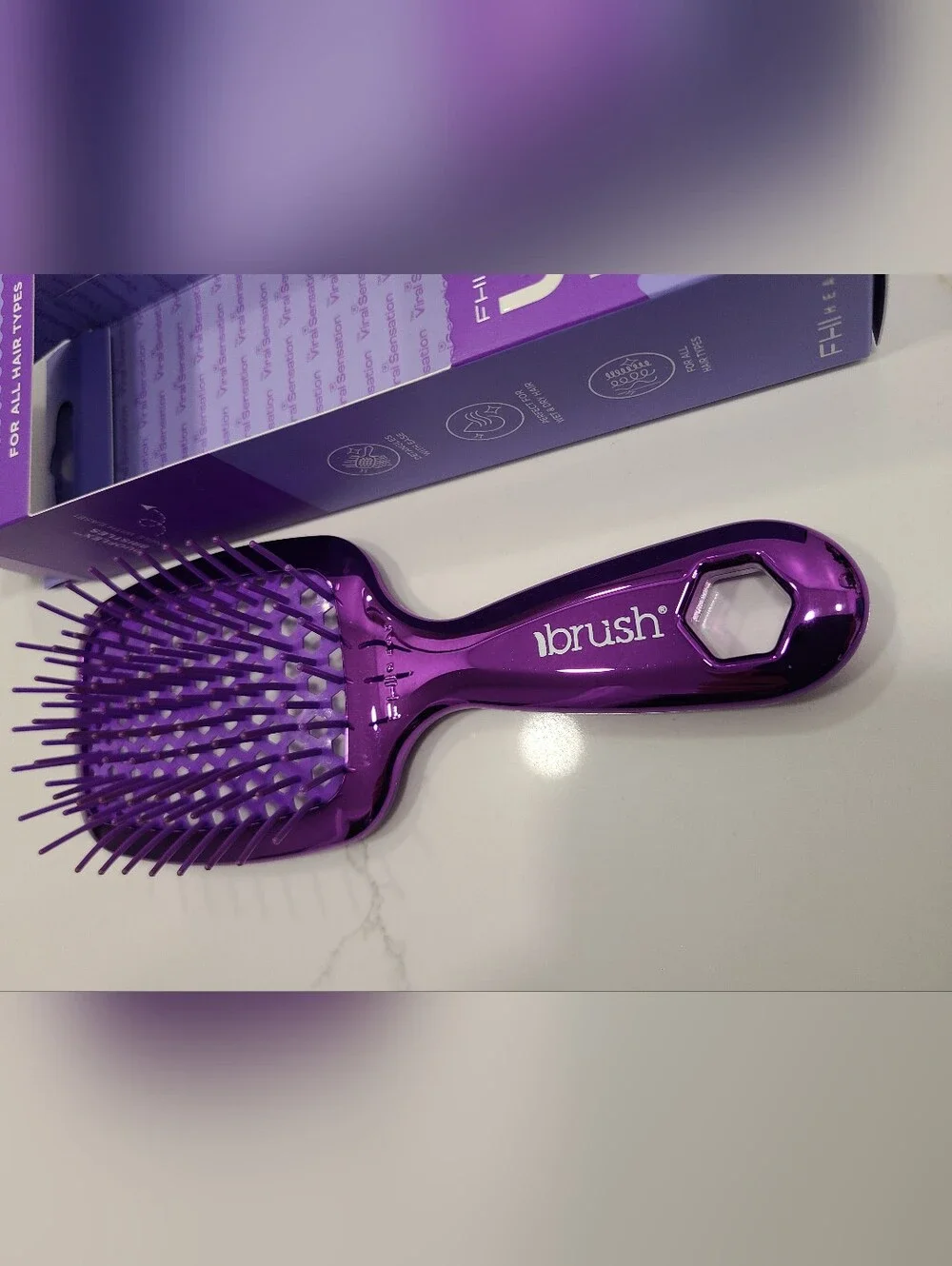FHI UNbrush Chrome Series - Purple Chrome Stellar